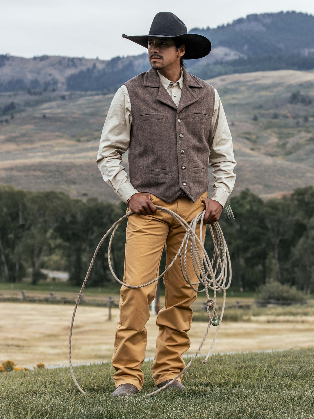 Brushcloth Ranch Hand Dungaree - Schaefer Outfitter