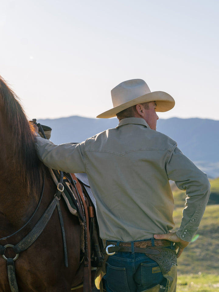 Western Denim Snap Shirt - Schaefer Outfitter