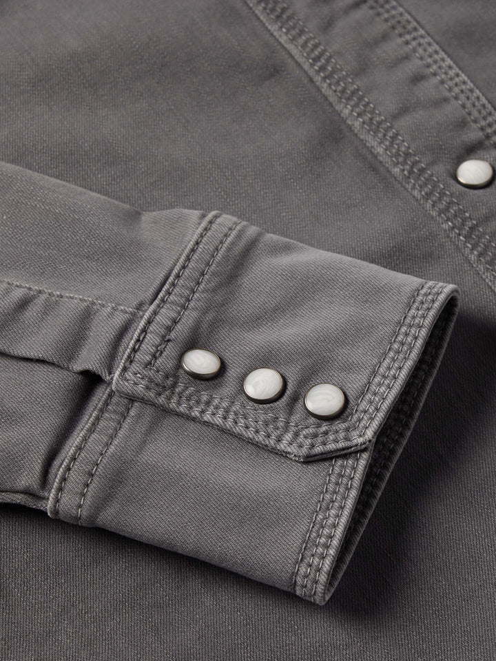 Western Denim Snap Shirt - Schaefer Outfitter