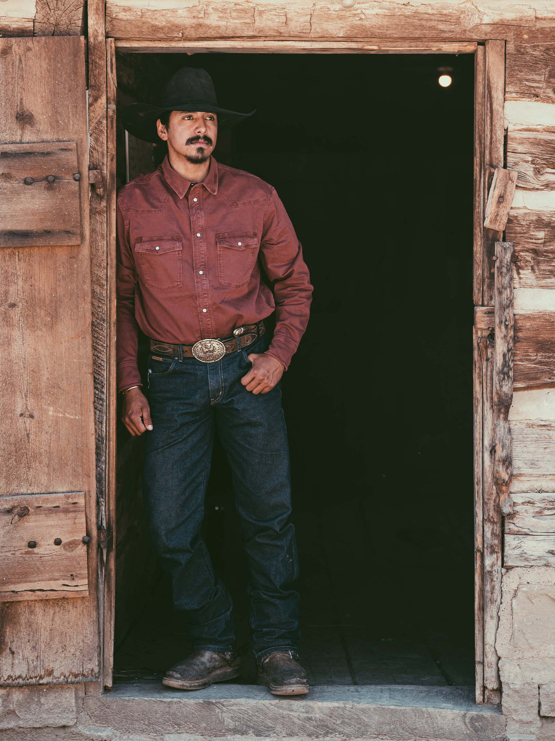 Western Denim Snap Shirt - Schaefer Outfitter