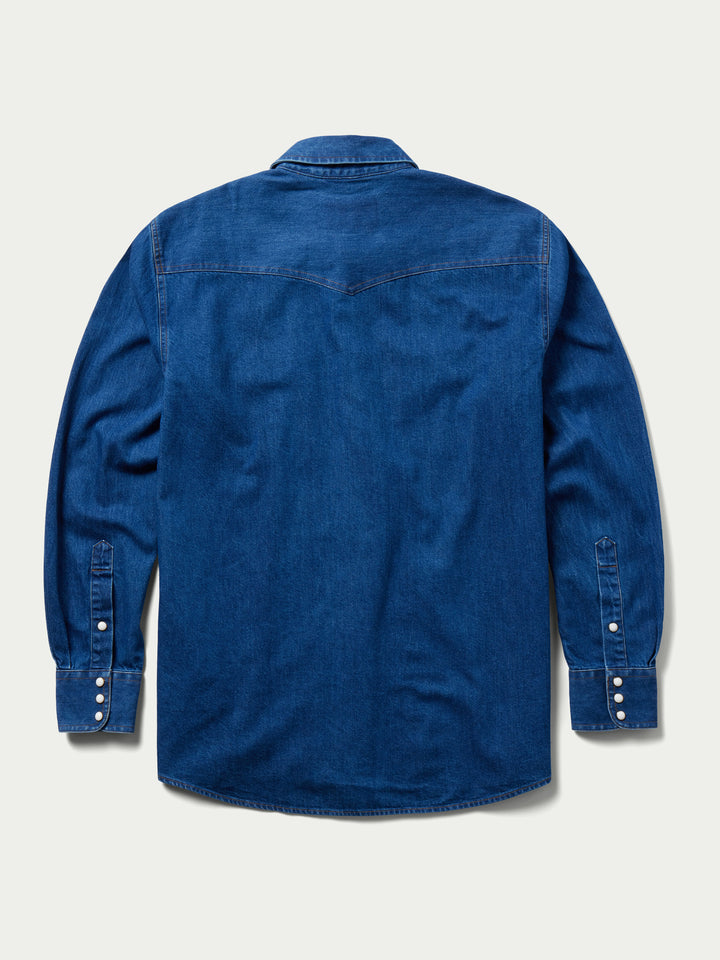 Classic Western Denim Snap Shirt - Schaefer Outfitter