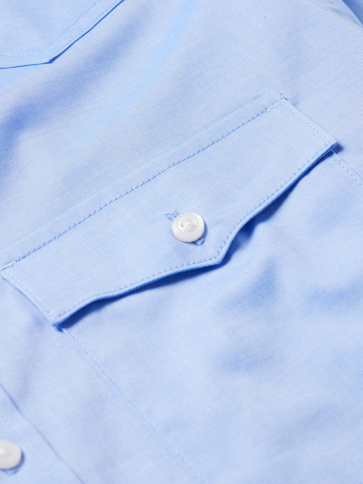 Classic Western Pinpoint Button-Down - Schaefer Outfitter