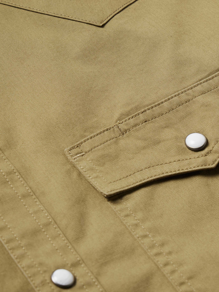 Slub Twill Shirt with Snaps - Schaefer Outfitter
