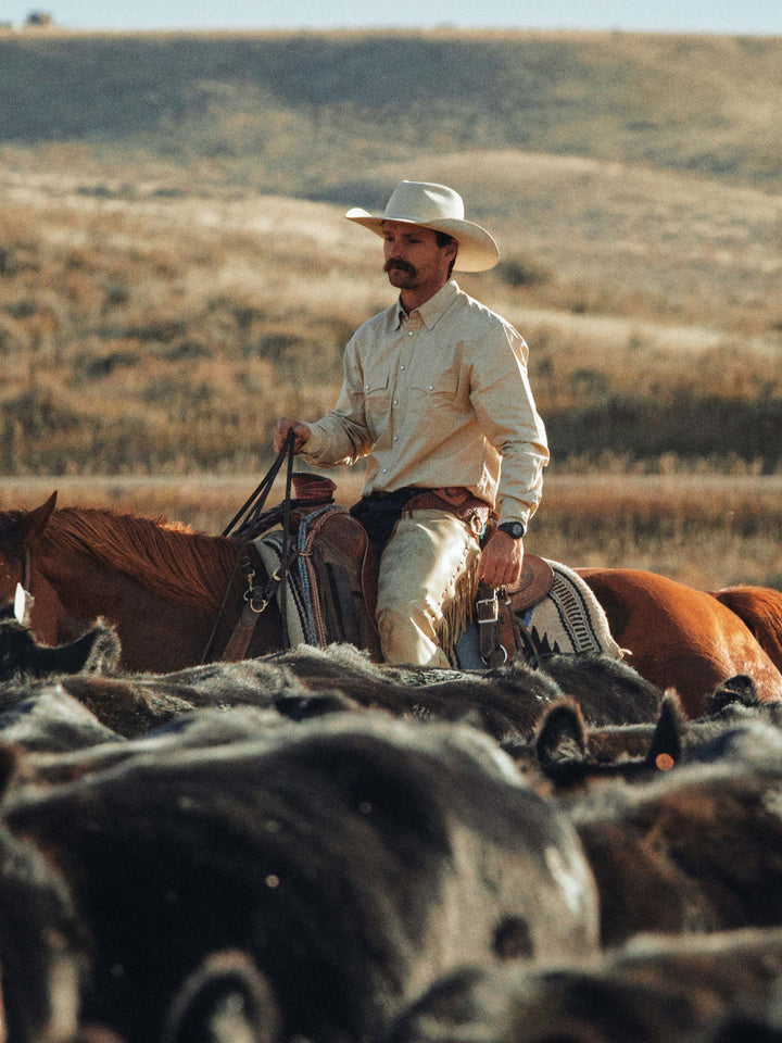 Slub Twill Shirt with Snaps - Schaefer Outfitter