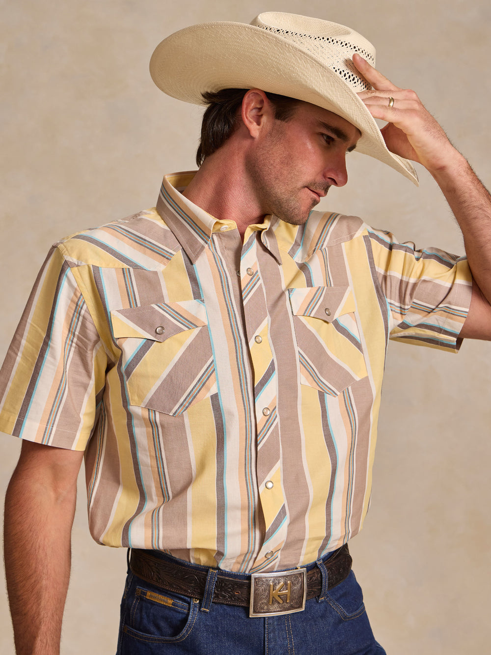 Short Sleeve Vintage Cotton Pearl Snap - Schaefer Outfitter