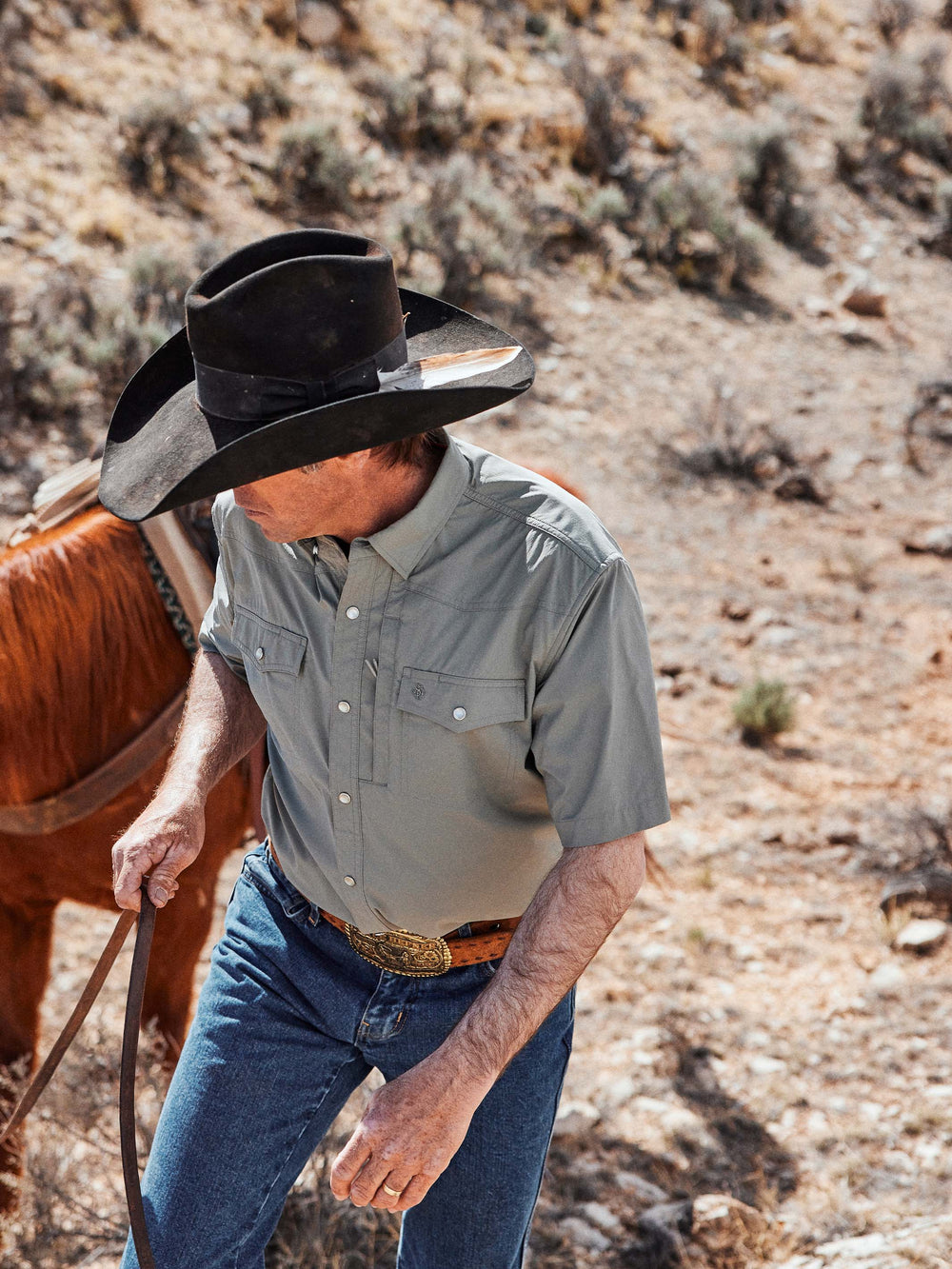 Short Sleeve RangeTek Western Guide Snap Shirt - Schaefer Outfitter