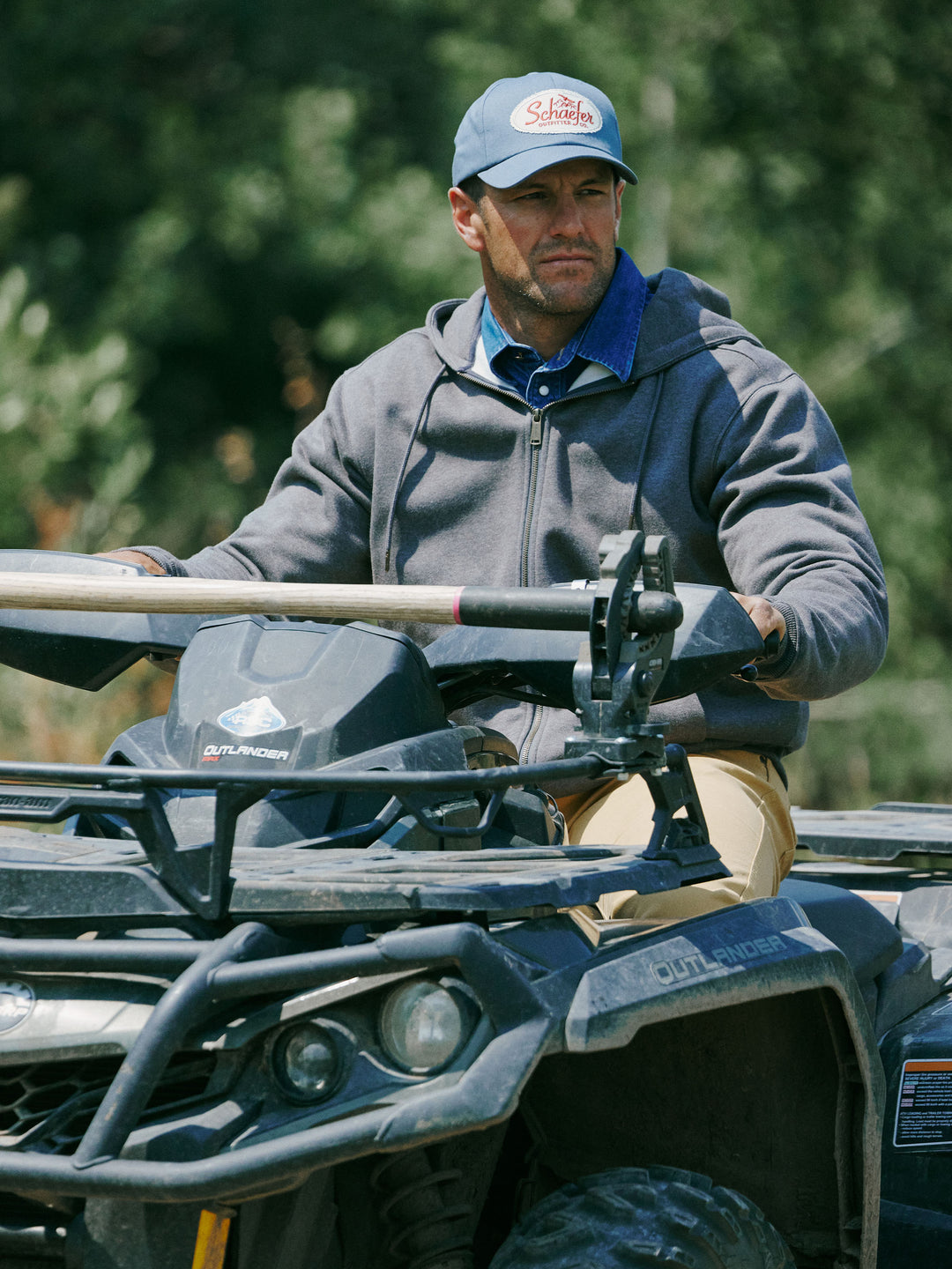 Full Zip Logo Hoodie - Schaefer Outfitter