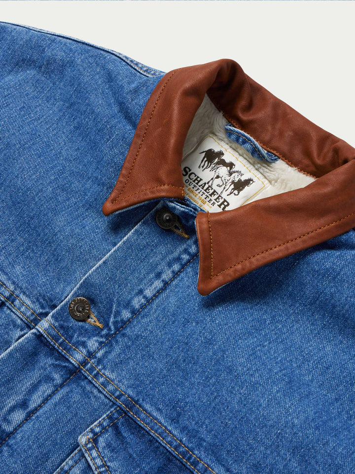 LEGEND DENIM JACKET WITH FLEECE LINING - Schaefer Outfitter