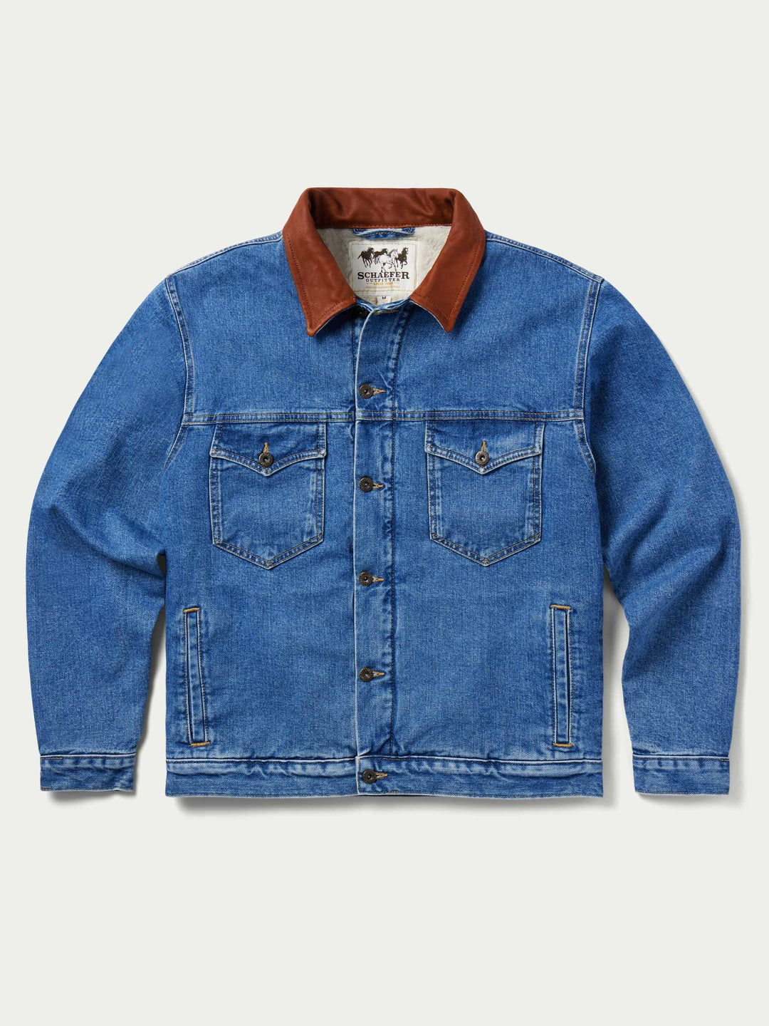 LEGEND DENIM JACKET WITH FLEECE LINING - Schaefer Outfitter