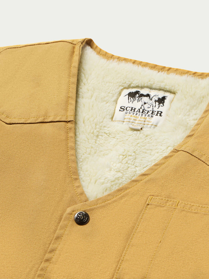 Sherpa Canvas Vest - Schaefer Outfitter