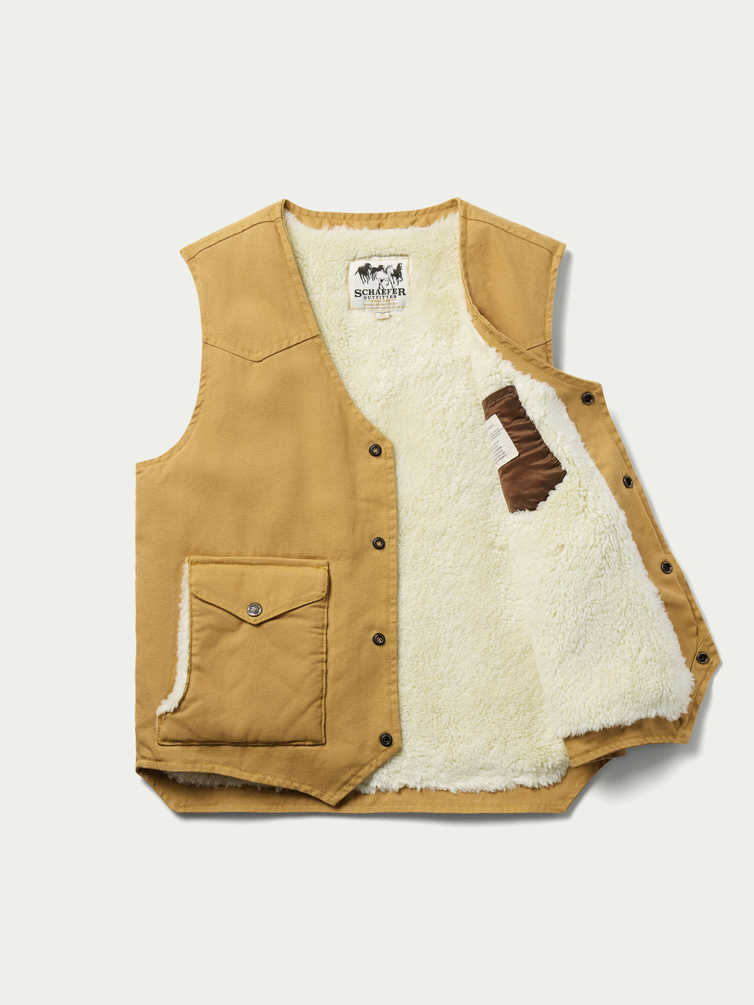 Sherpa Canvas Vest - Schaefer Outfitter