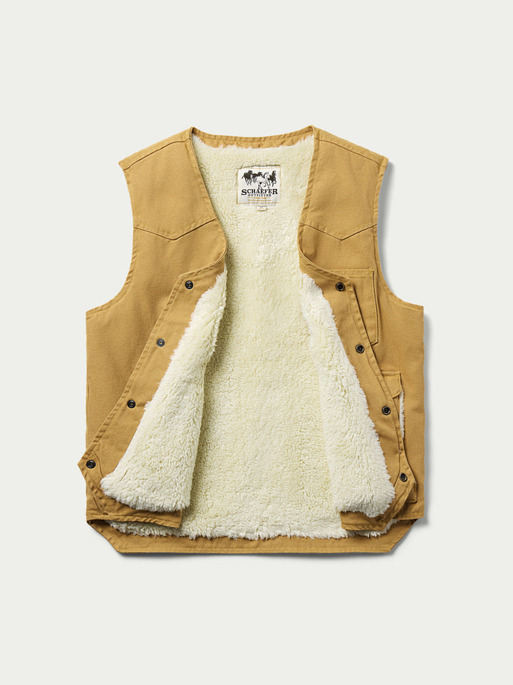 Sherpa Canvas Vest - Schaefer Outfitter