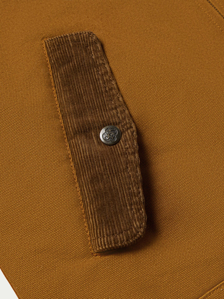 Zip Canvas Vest With Sherpa Lining - Schaefer Outfitter