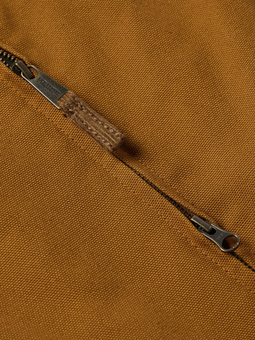 Zip Canvas Vest With Sherpa Lining - Schaefer Outfitter