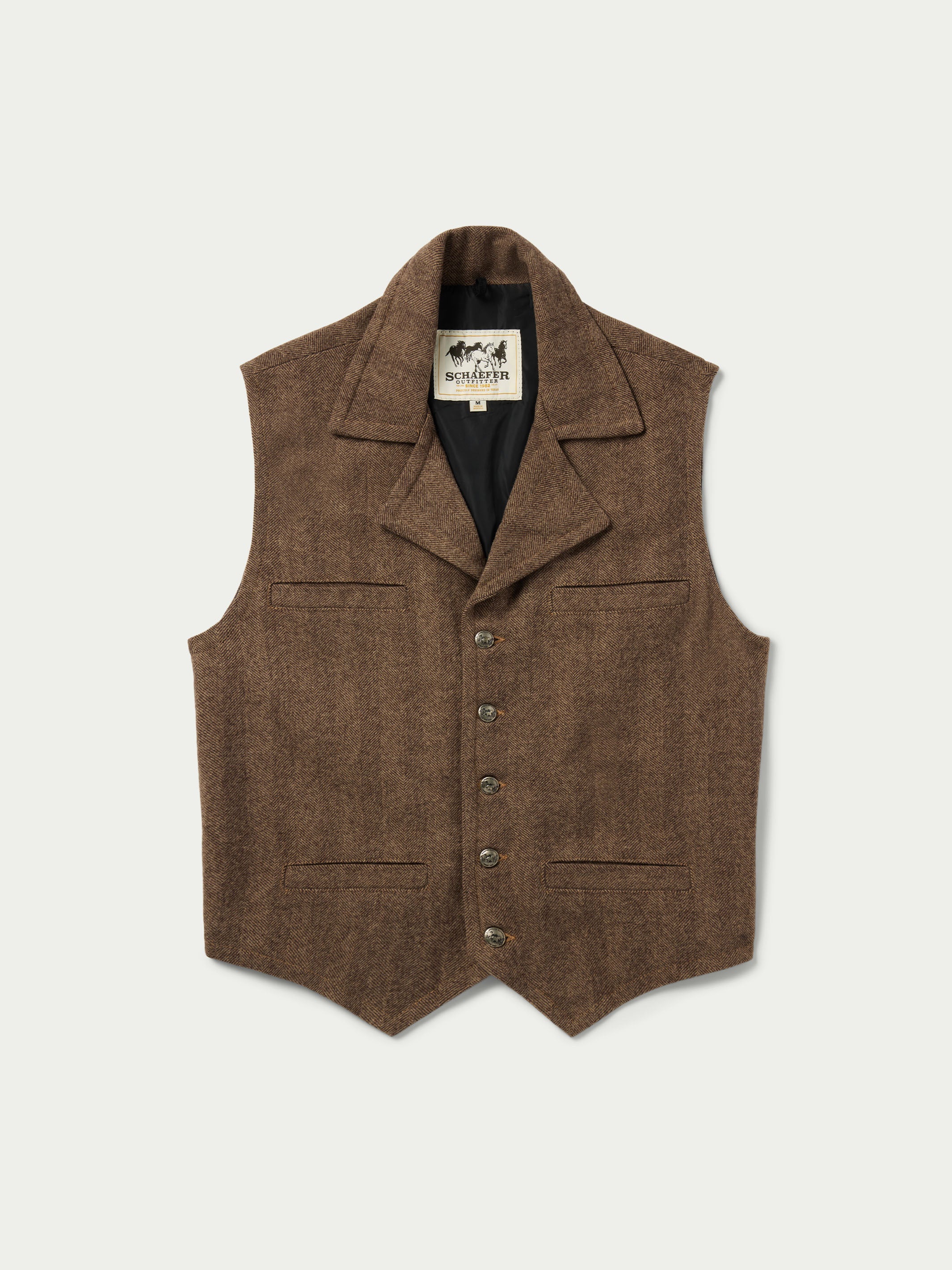 Cattle Baron Wool Vest Schaefer Outfitter