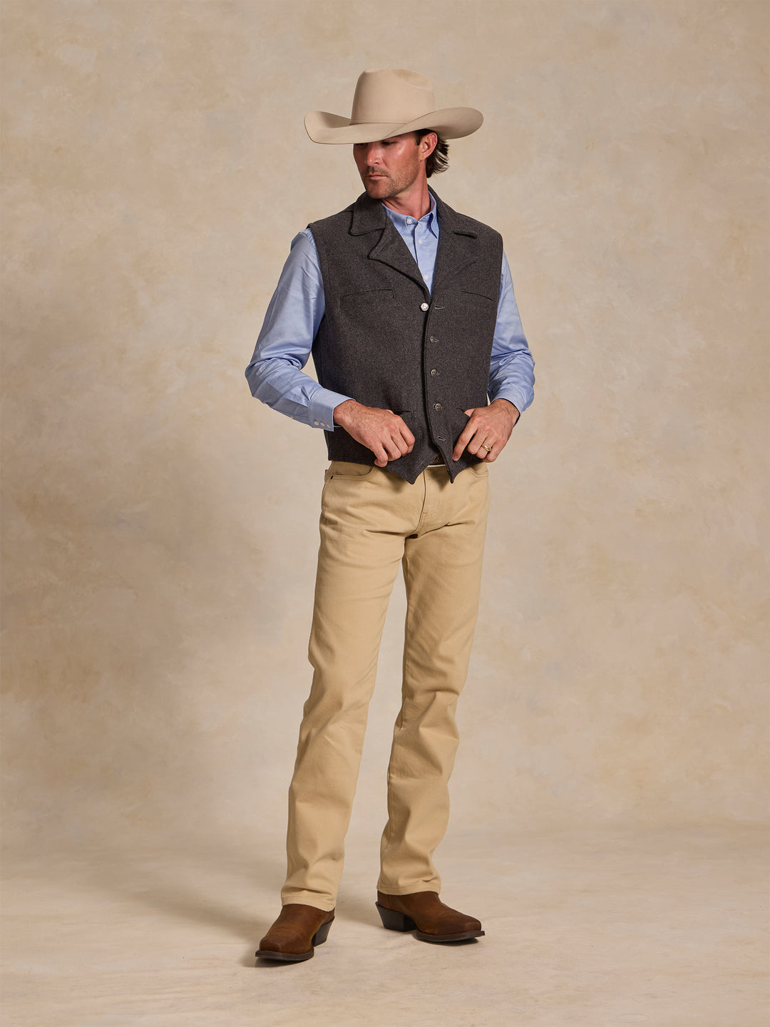 Cattle Baron Wool Vest - Schaefer Outfitter