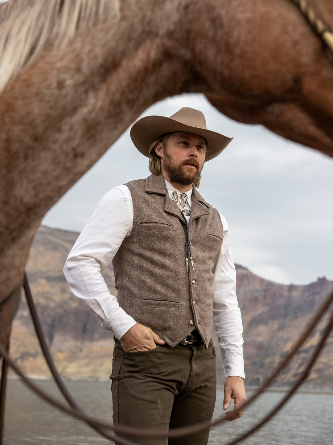 Cattle Baron Wool Vest - Schaefer Outfitter