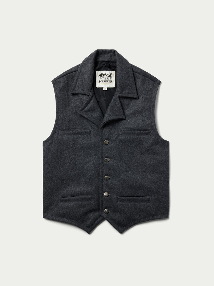 Cattle Baron Wool Vest - Schaefer Outfitter