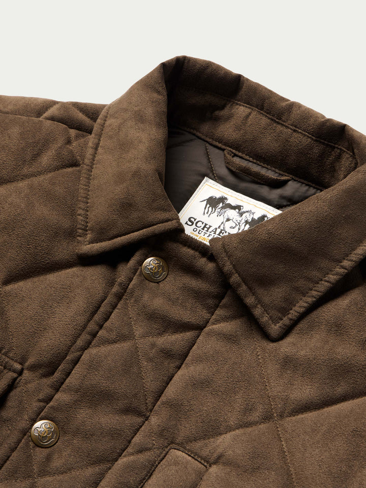 QUILTED MICROSUEDE JACKET - Schaefer Outfitter