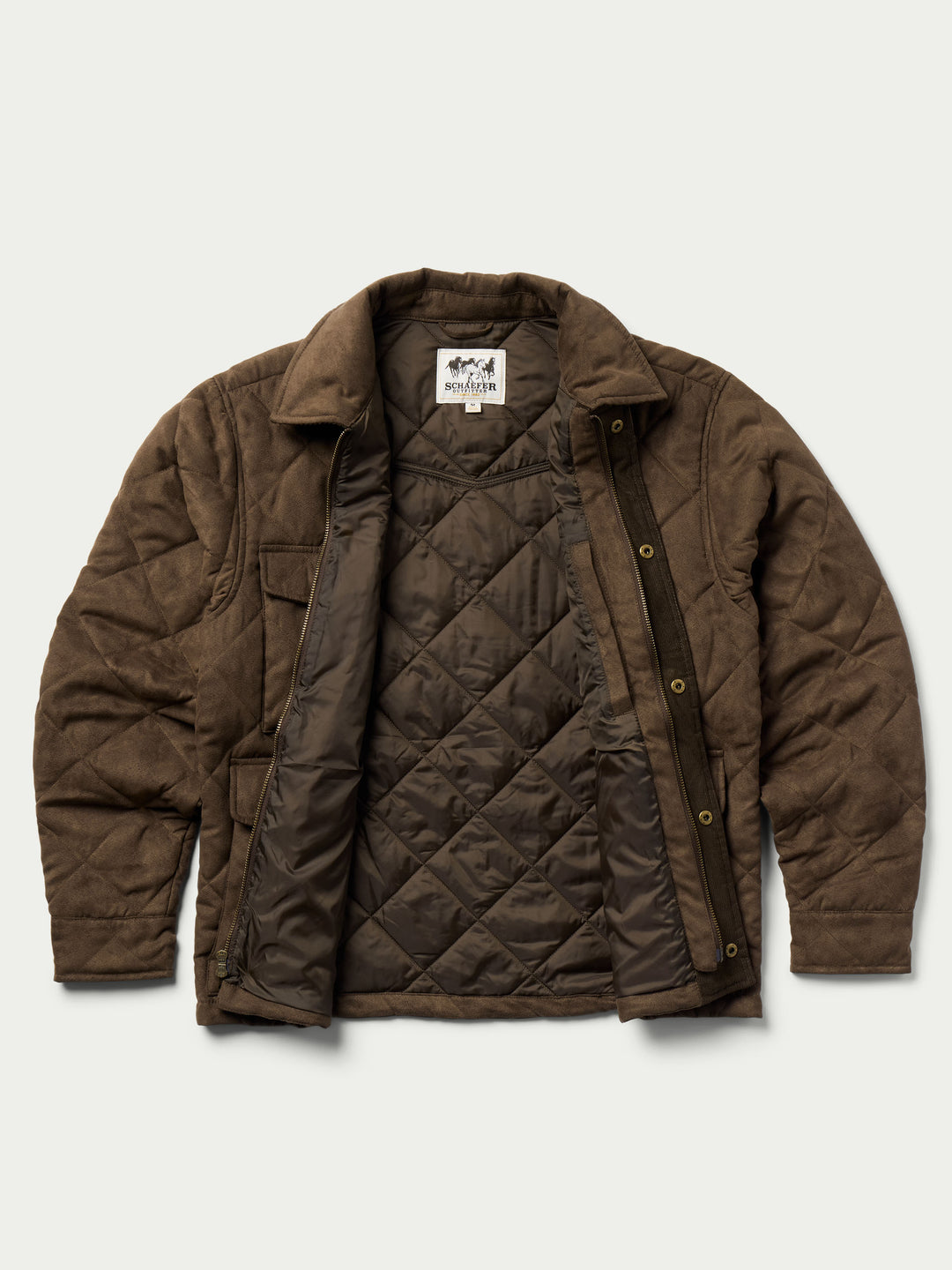 QUILTED MICROSUEDE JACKET - Schaefer Outfitter