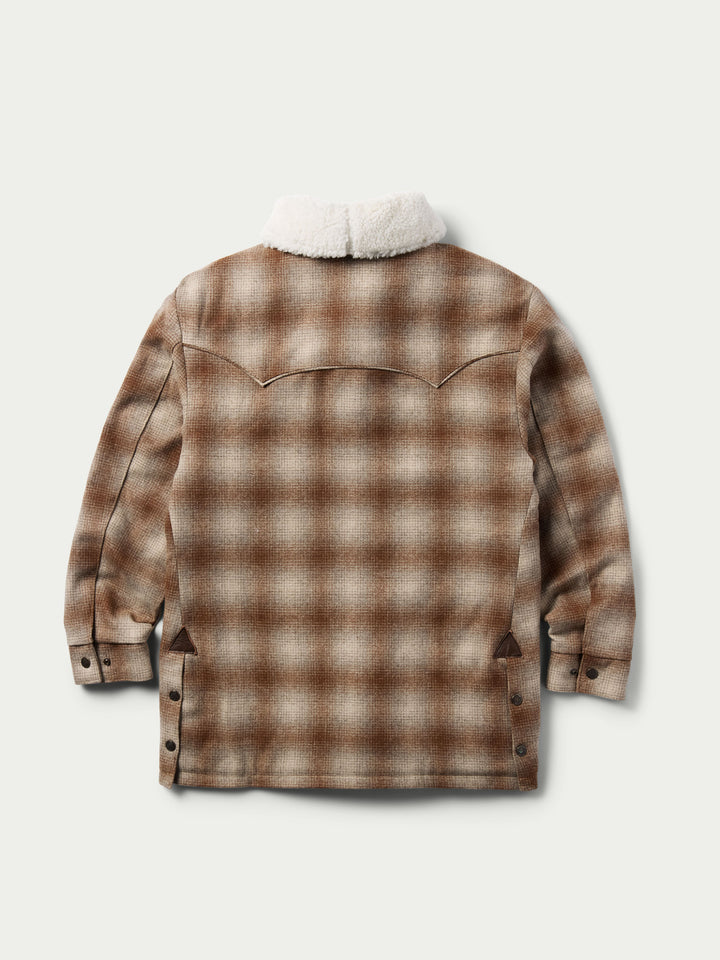 Wool Coat With Shearling Collar - Schaefer Outfitter