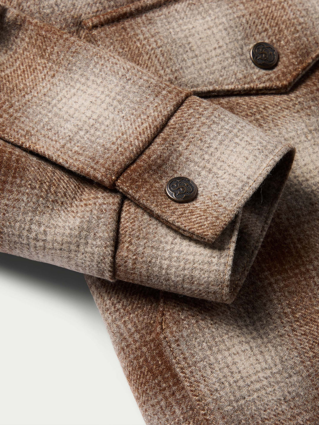 Wool Coat With Shearling Collar - Schaefer Outfitter