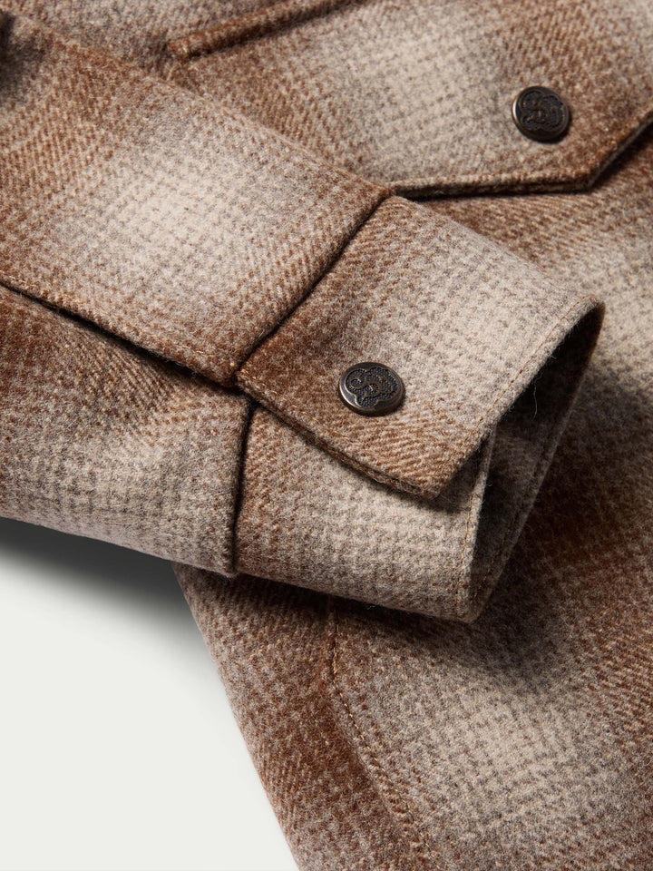 Wool Coat With Shearling Collar - Schaefer Outfitter