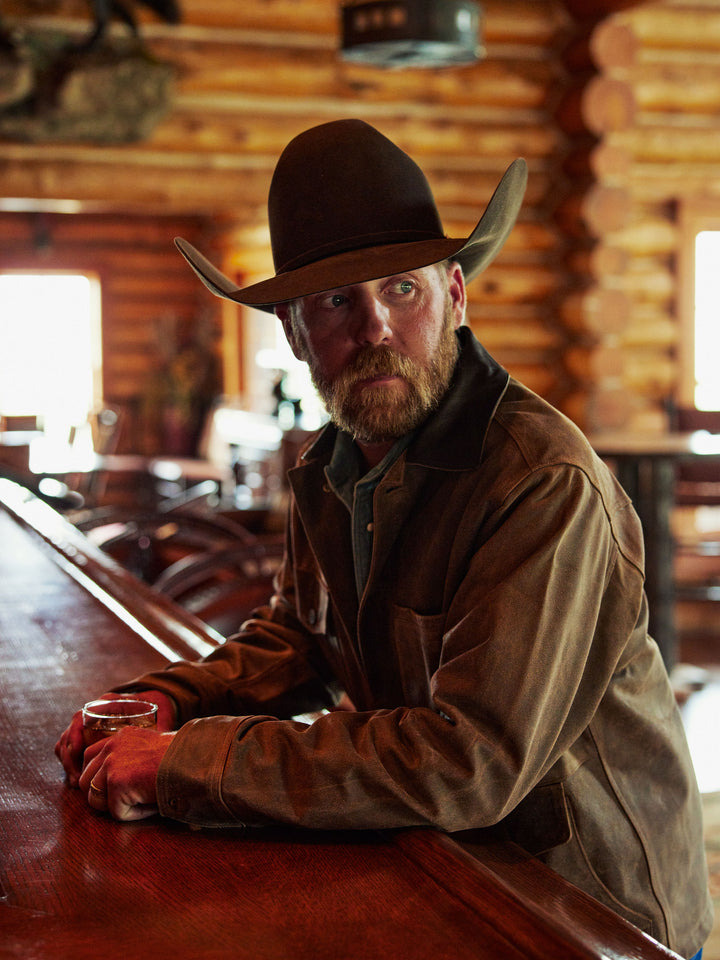 Leather Mesquite Brush Jacket - Schaefer Outfitter