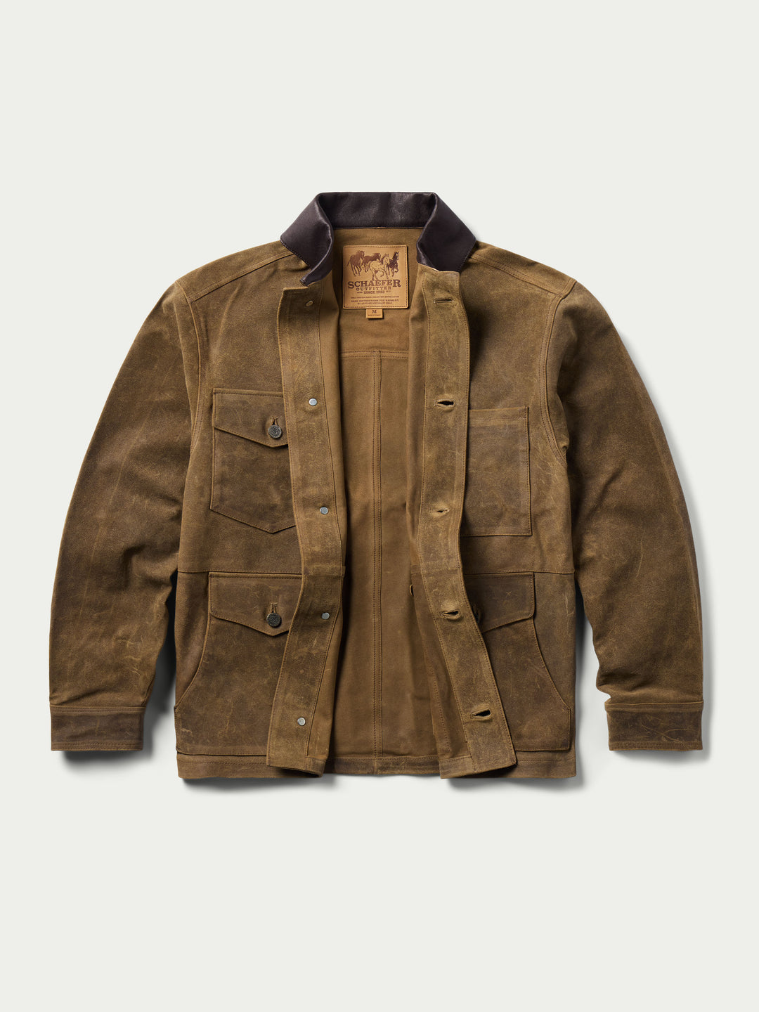 Leather Mesquite Brush Jacket - Schaefer Outfitter