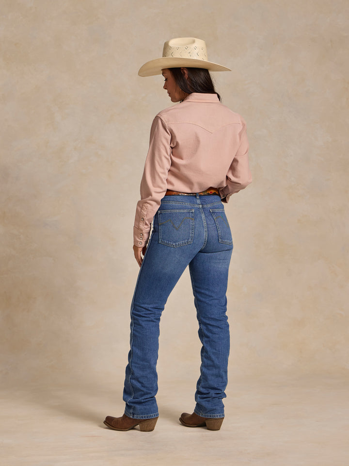 Women's Western Denim Snap Shirt - Schaefer Outfitter