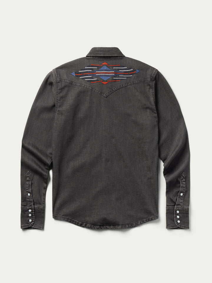 Women's Embroidered Denim Snap Shirt - Schaefer Outfitter