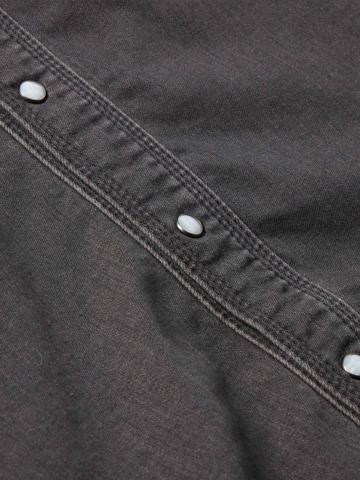Women's Embroidered Denim Snap Shirt - Schaefer Outfitter