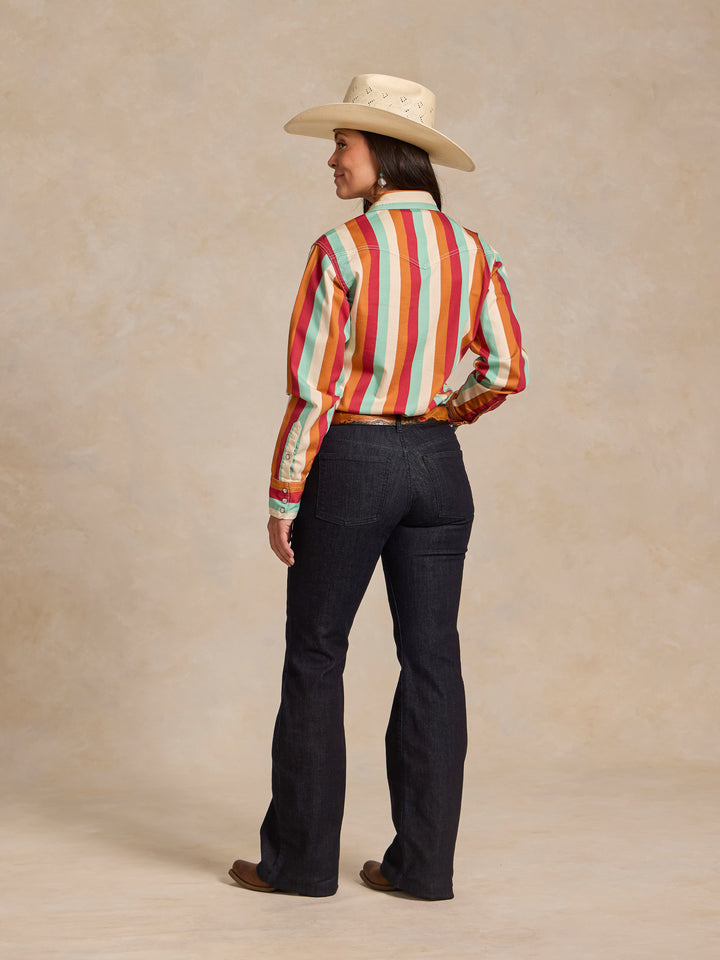 Women's Western Stretch Snap Shirt - Schaefer Outfitter