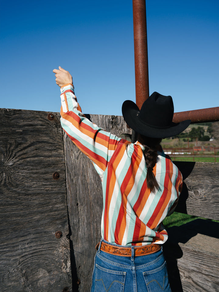 Women's Western Stretch Snap Shirt - Schaefer Outfitter