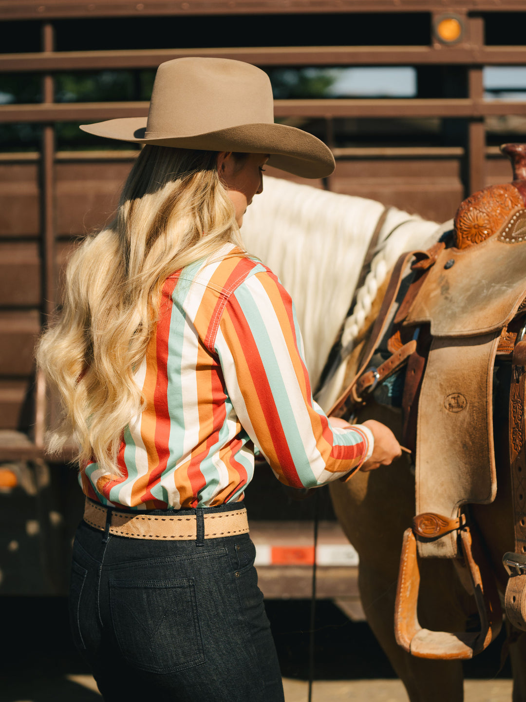 Women's Western Stretch Snap Shirt - Schaefer Outfitter