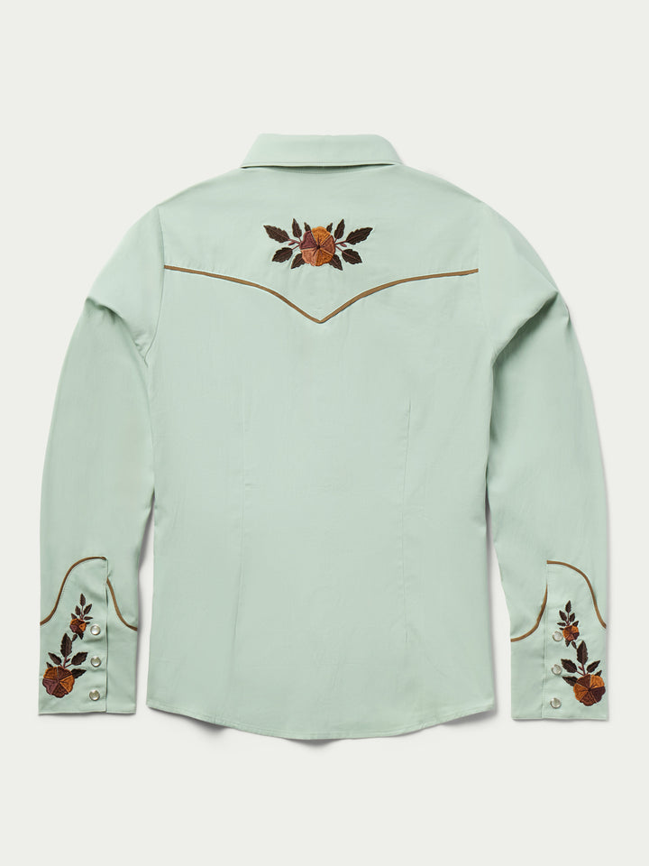 WOMENS EMBROIDERED SNAP SHIRT - Schaefer Outfitter