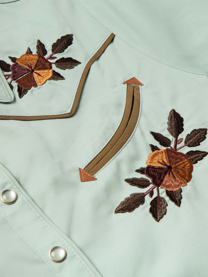 WOMENS EMBROIDERED SNAP SHIRT - Schaefer Outfitter