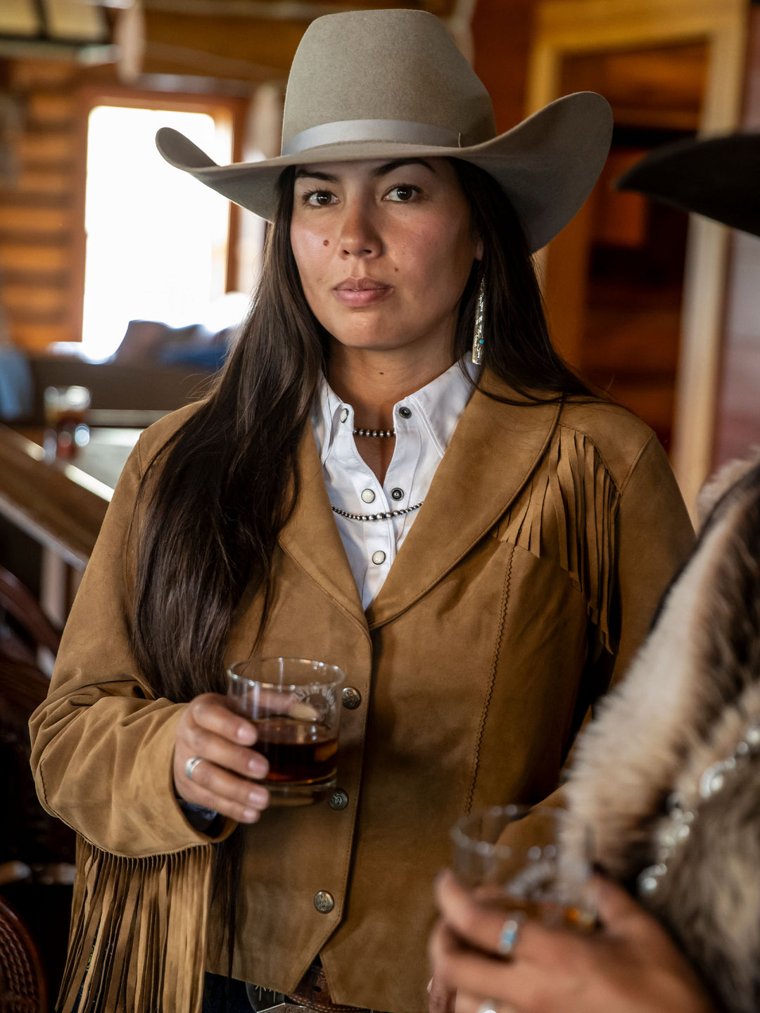Women's Suede Fringe Jacket - Schaefer Outfitter