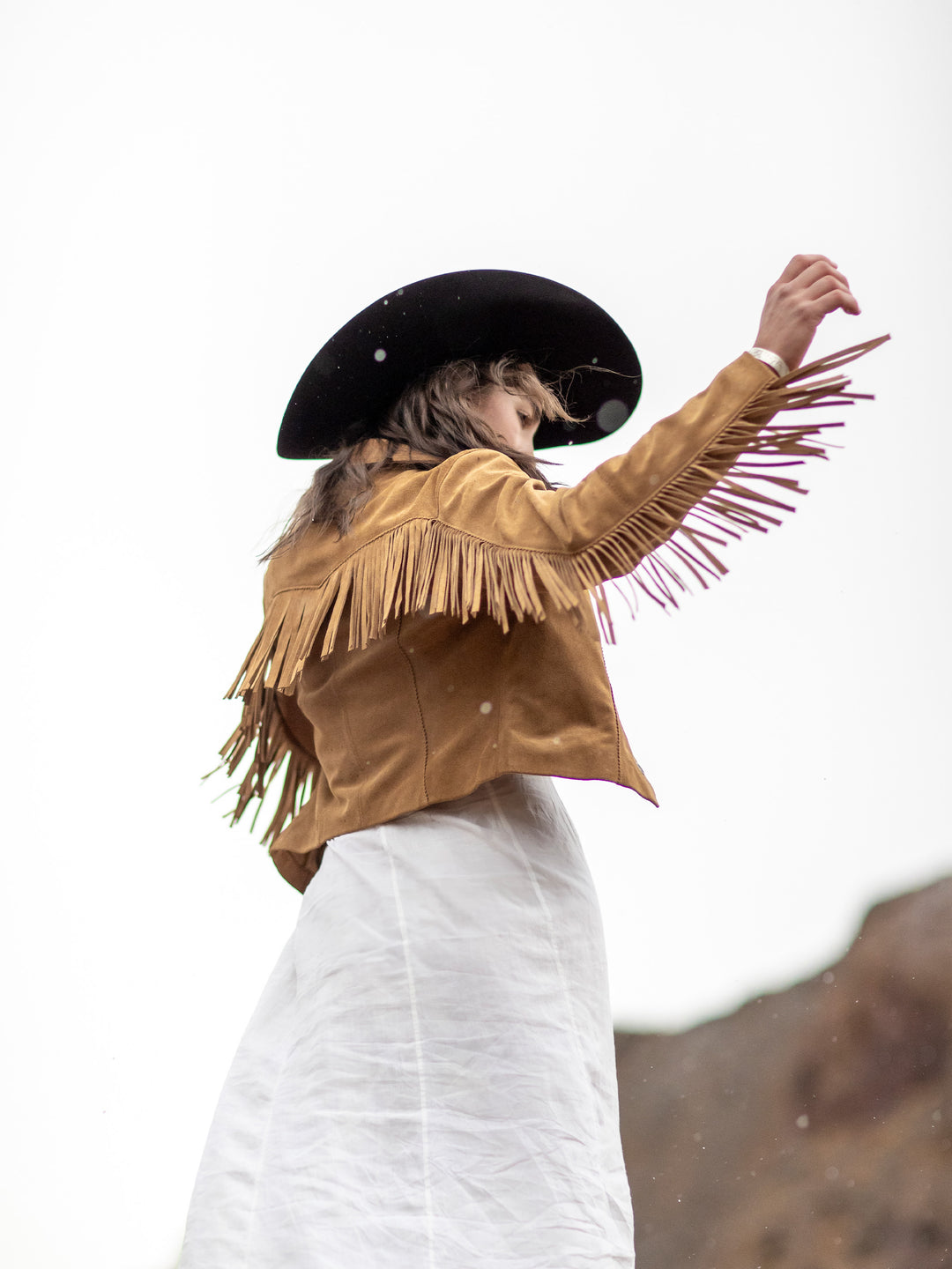 Women's Suede Fringe Jacket - Schaefer Outfitter