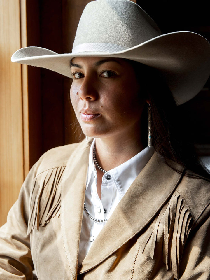 Women's Suede Fringe Jacket - Schaefer Outfitter