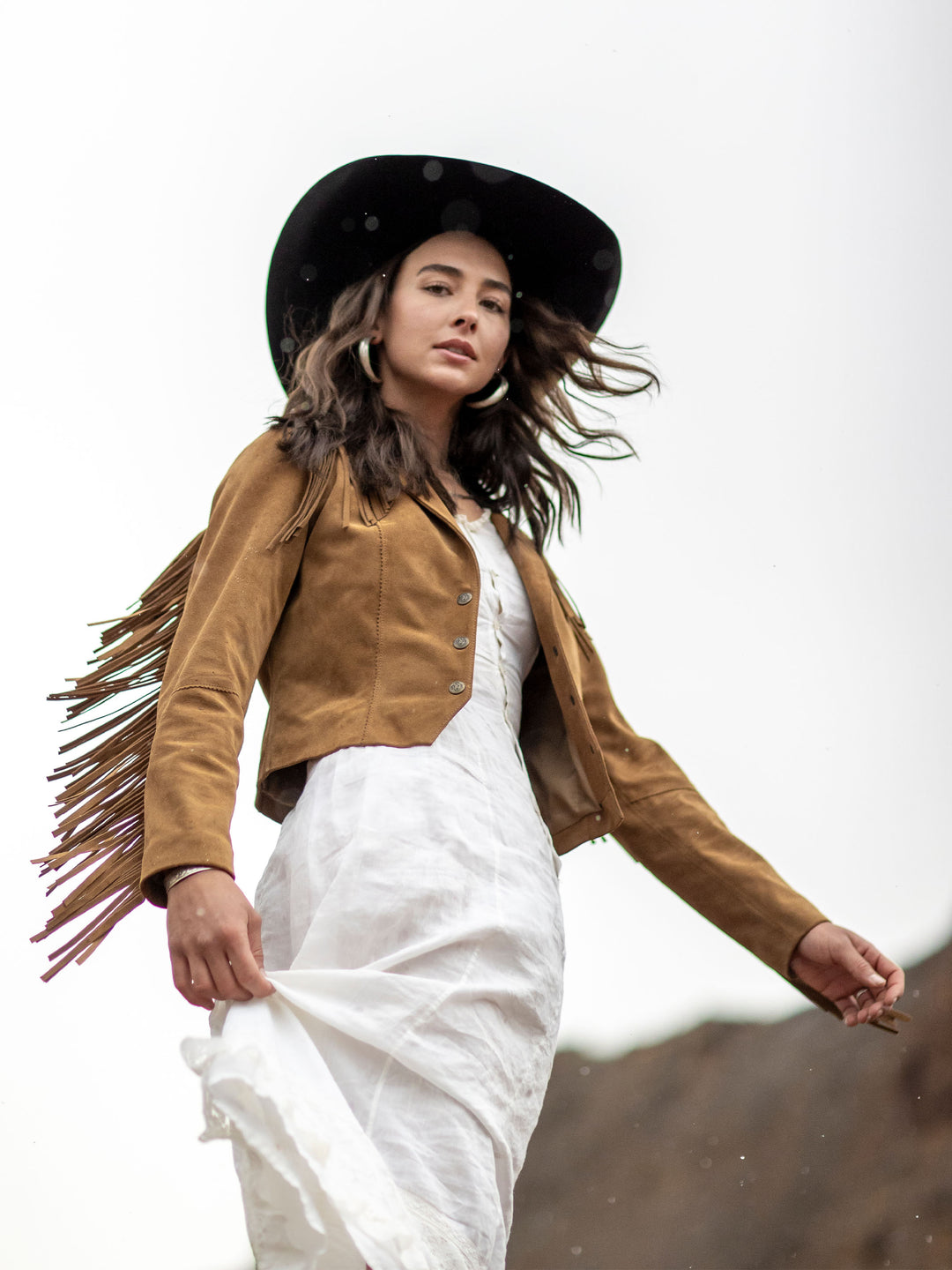 Women's Suede Fringe Jacket - Schaefer Outfitter