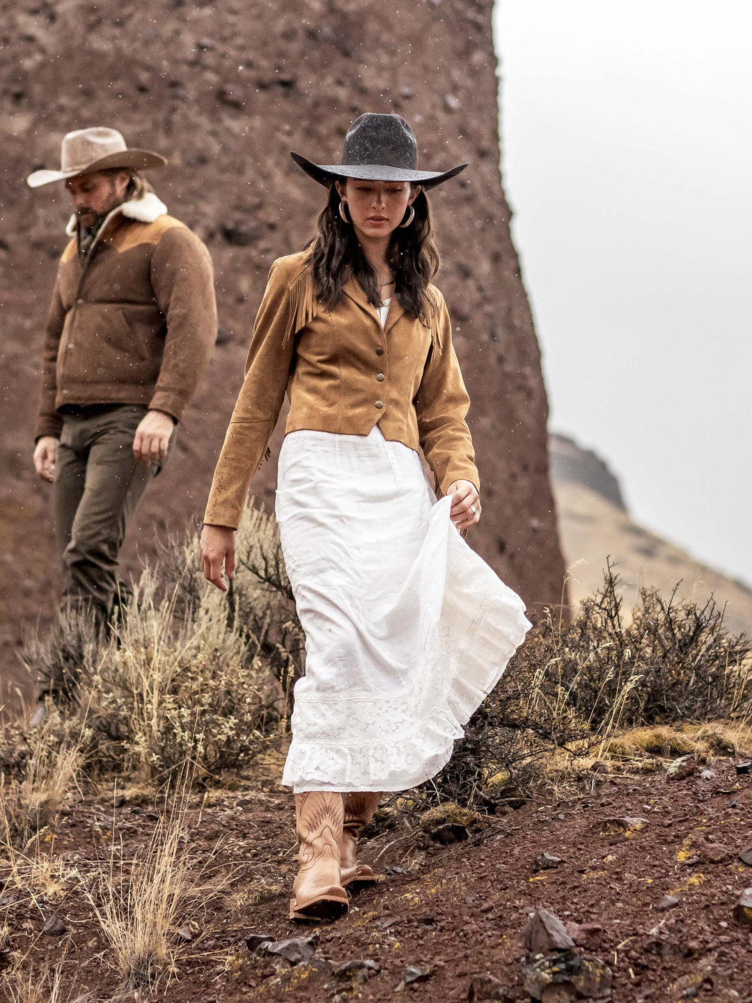 Women's Suede Fringe Jacket - Schaefer Outfitter