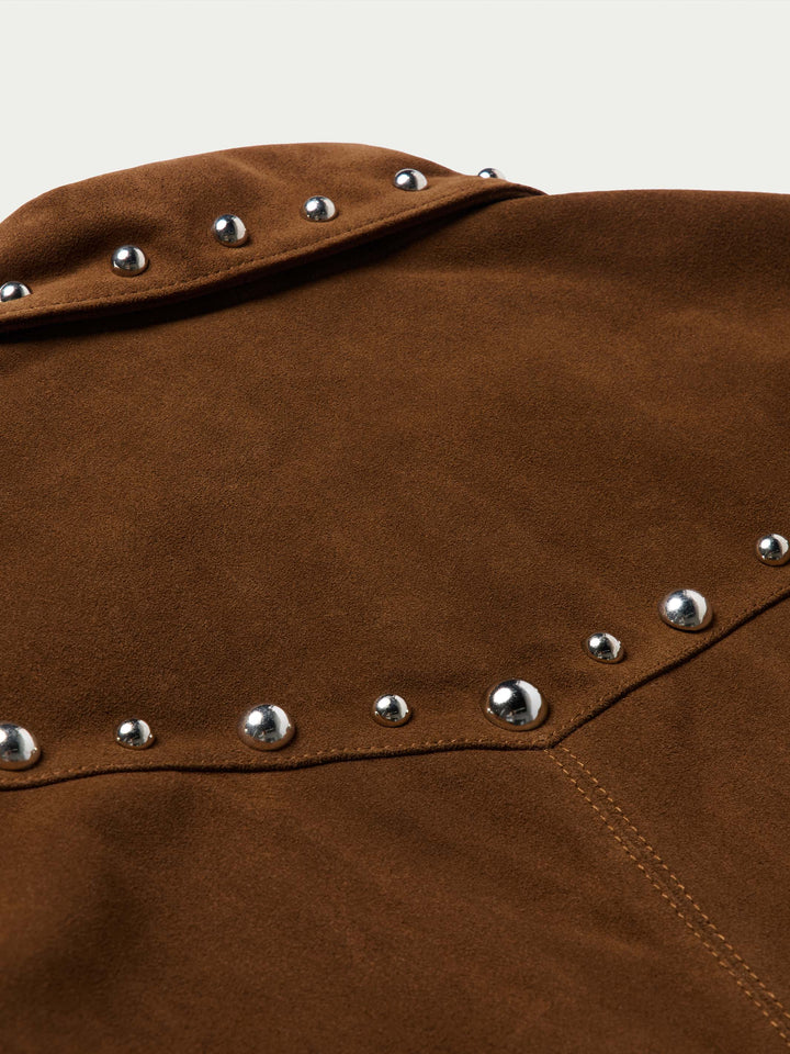WOMEN'S STUDDED SUEDE JACKET - Schaefer Outfitter