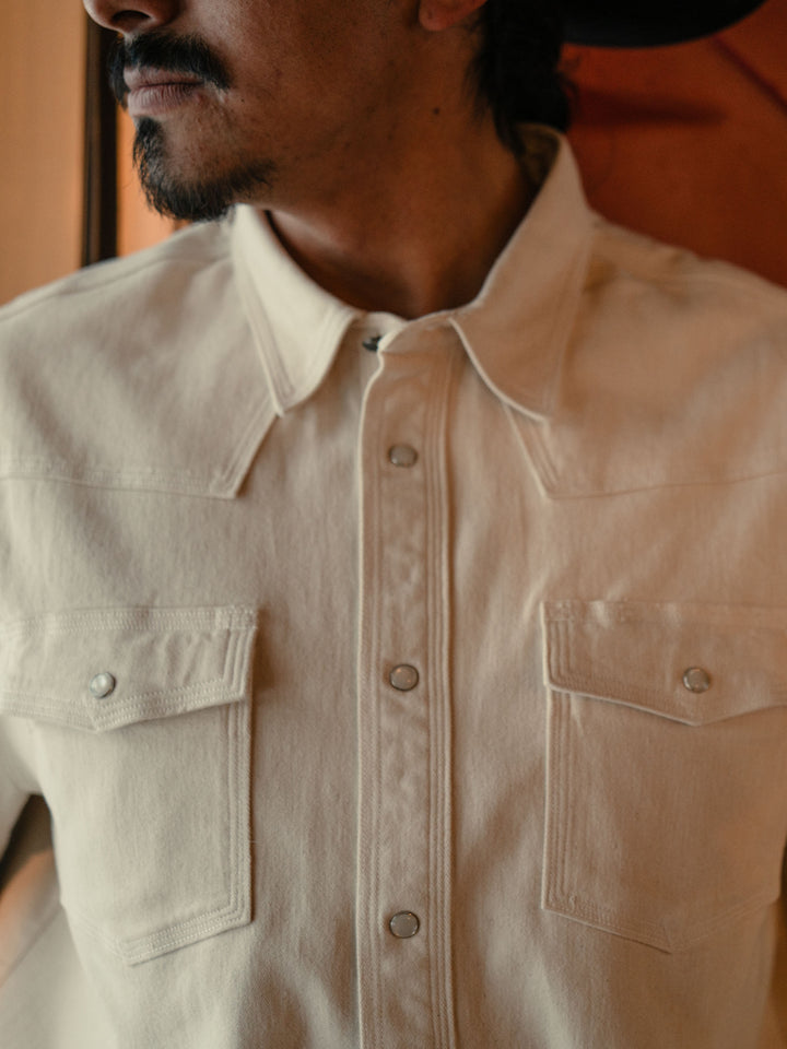 Western Denim Snap Shirt