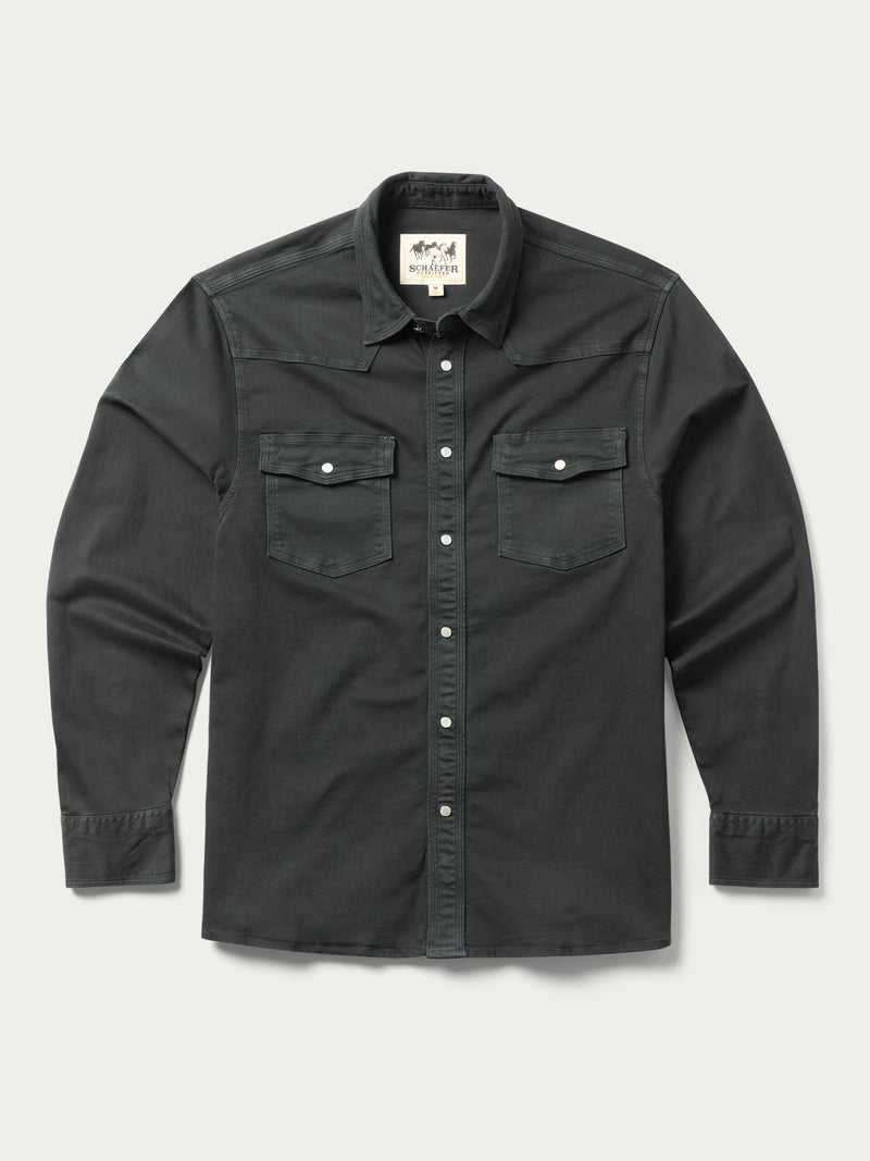WESTERN DENIM SNAP SHIRT - Schaefer Outfitter