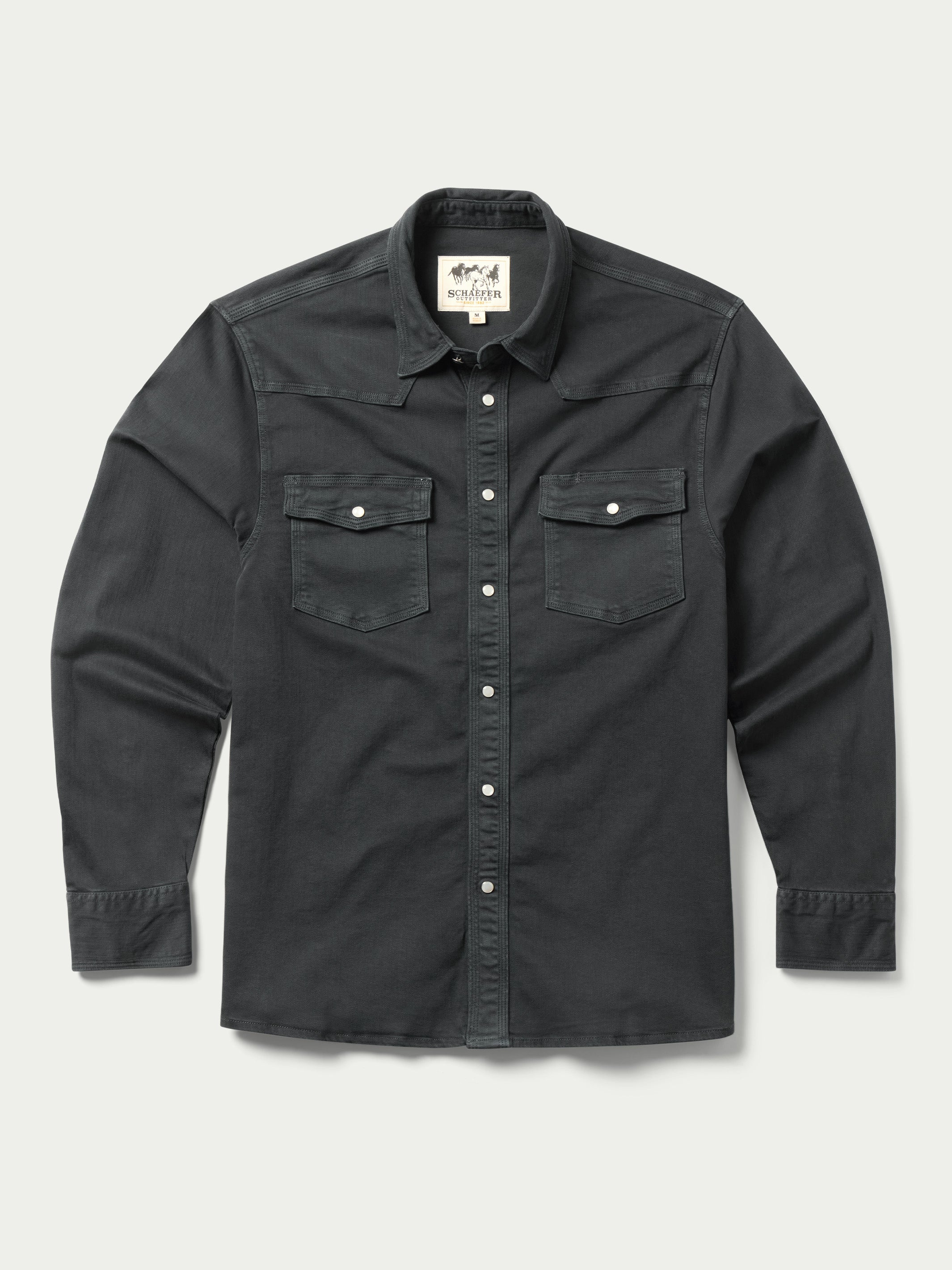 Western Denim Snap Shirt
