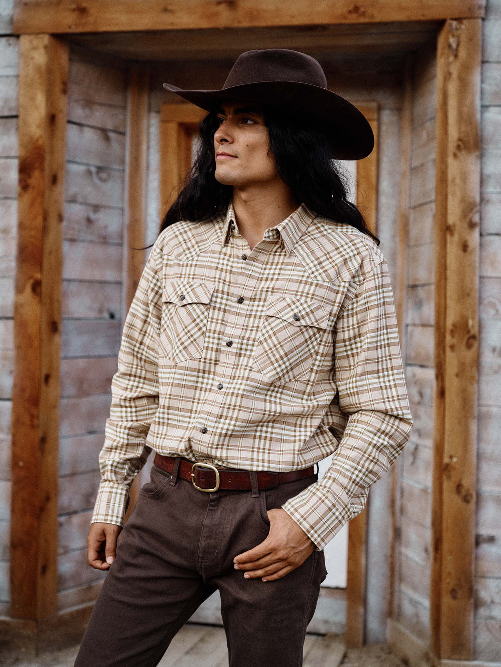 FLANNEL BUTTON DOWN SHIRT - Schaefer Outfitter