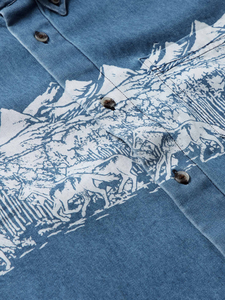 IAN MUNSICK x SCHAEFER OUTFITTER 90's DENIM BUTTON DOWN - Schaefer Outfitter