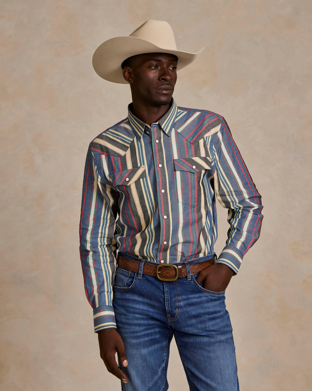 Western Stretch Snap Shirt, Montrose / XL