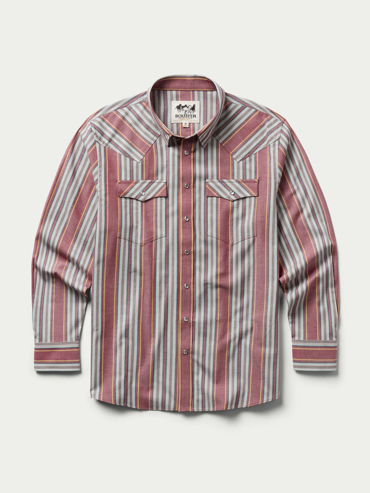 WESTERN STRETCH SNAP SHIRT - Schaefer Outfitter